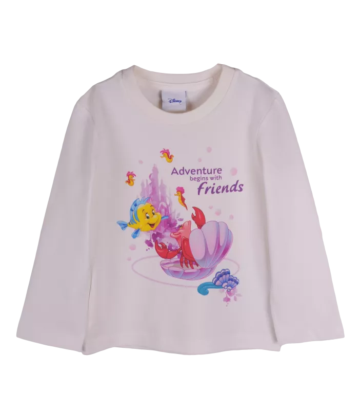 Tricou bej cu maneca lunga Flounder 4 ani, [],bestfam.ro