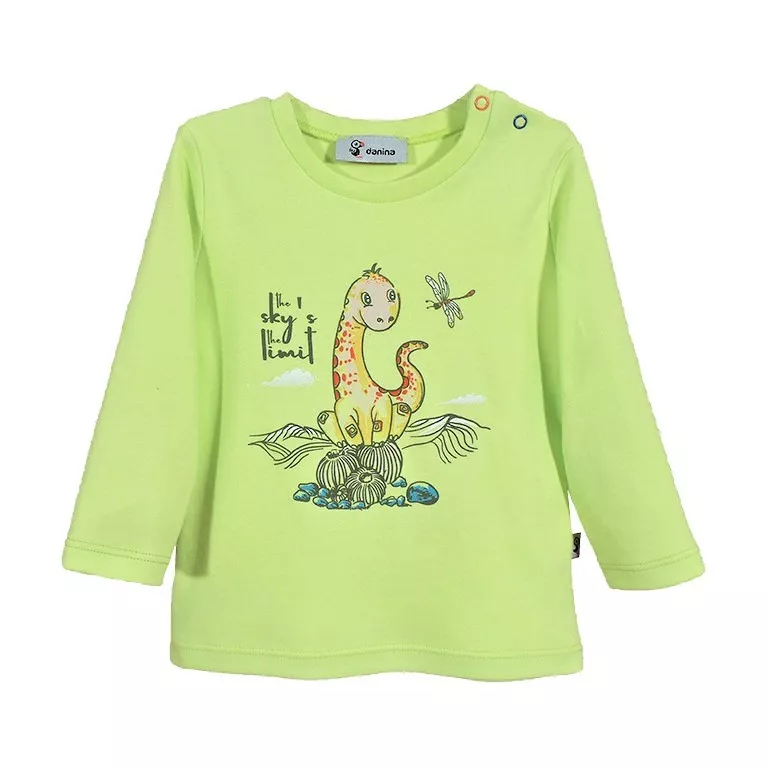 Tricou bleumarin cu maneca lunga Dino The sky is the limit 3 luni, [],bestfam.ro