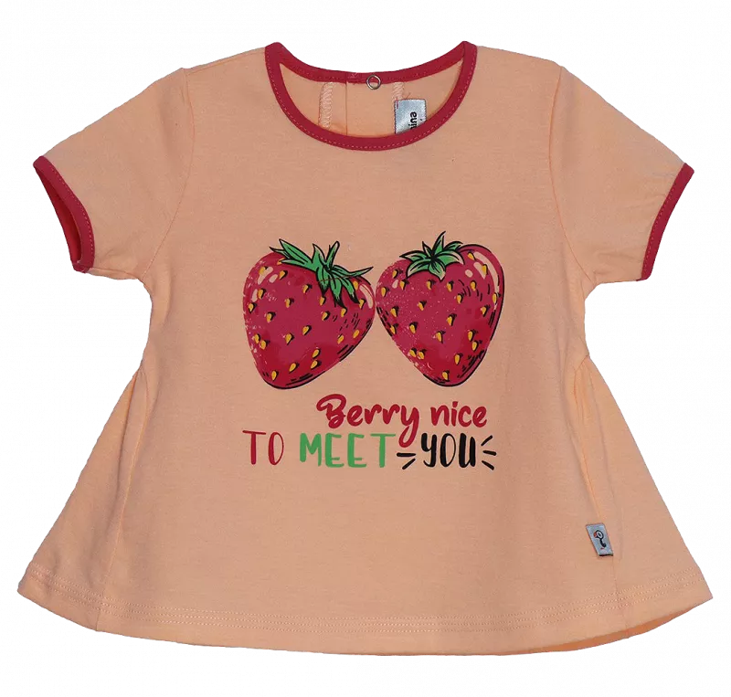 Tricou cu maneca scurta - Capsuni , [],bestfam.ro