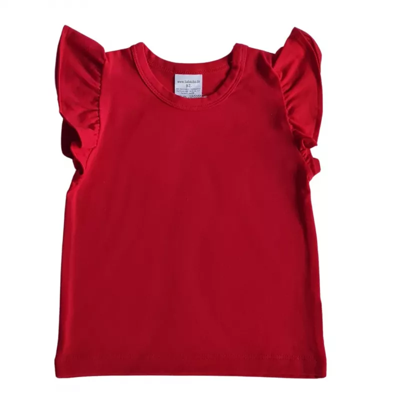 Tricou cu maneca scurta - Color 2 ani- 92 cm Rosu, [],bestfam.ro