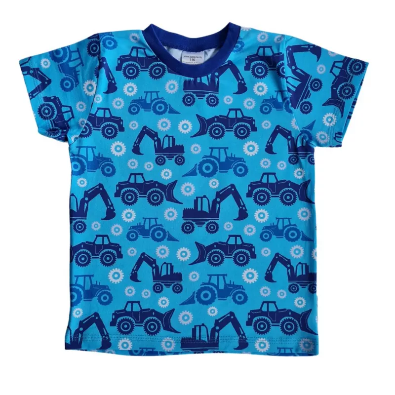 Tricou cu maneca scurta - Escavatoare, [],bestfam.ro