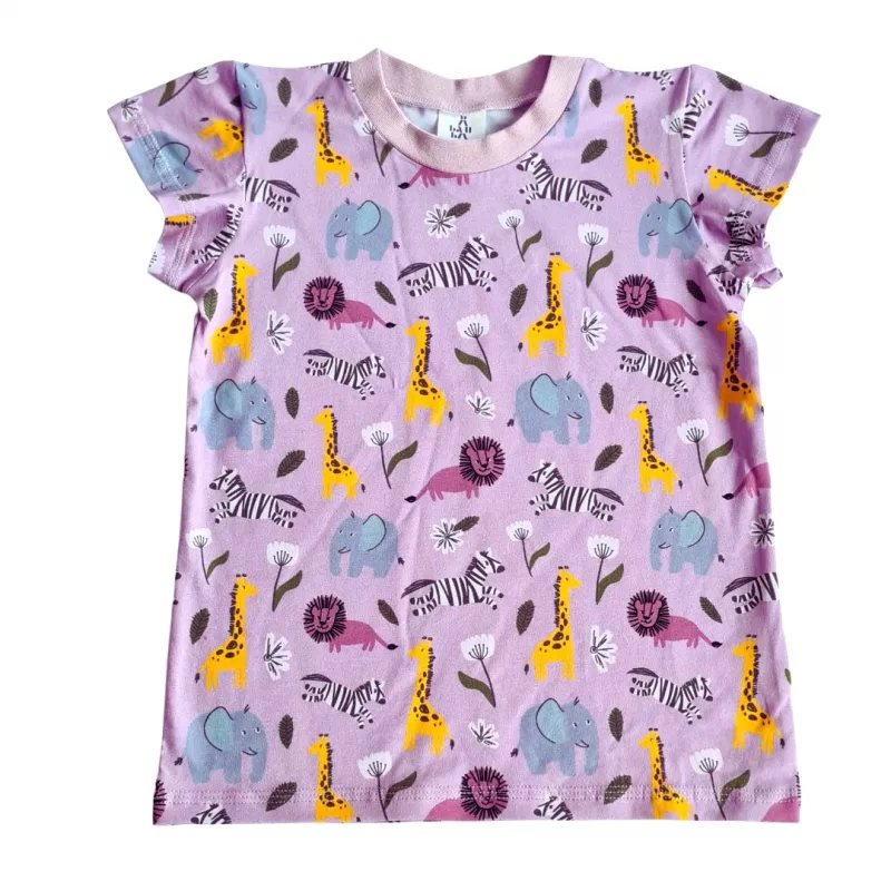 Tricou cu maneca scurta - Jungla 7 ani-122 cm, [],bestfam.ro
