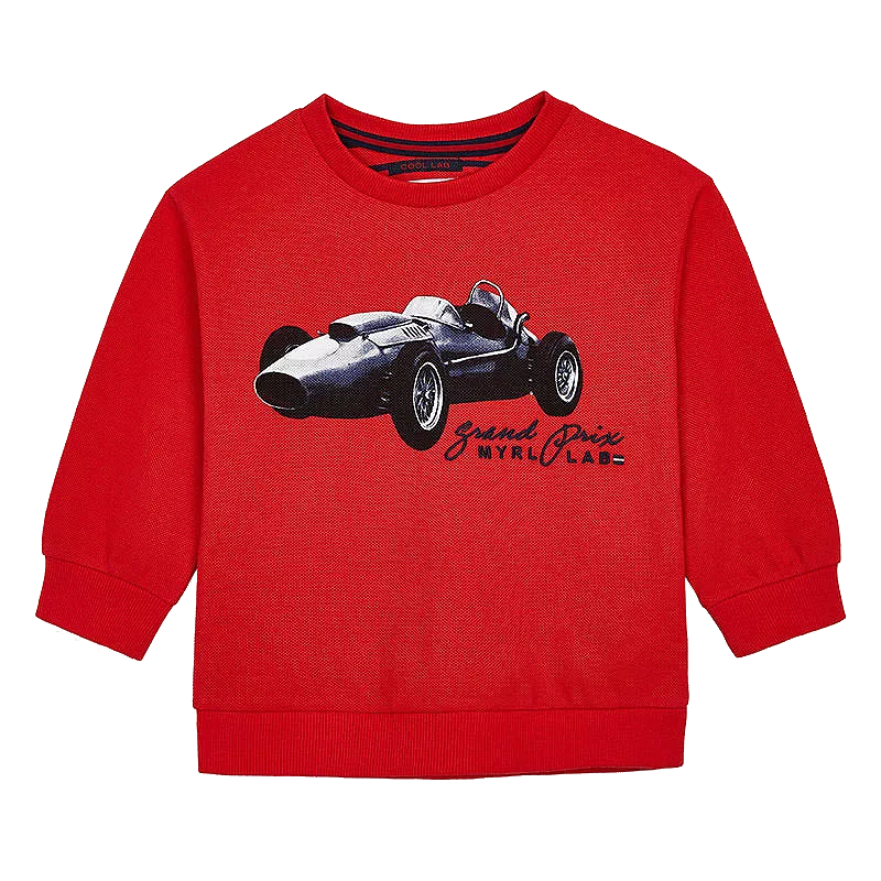 Tricou maneca lunga - Grand Prix - Rosu - Mayoral 3 ani, [],bestfam.ro