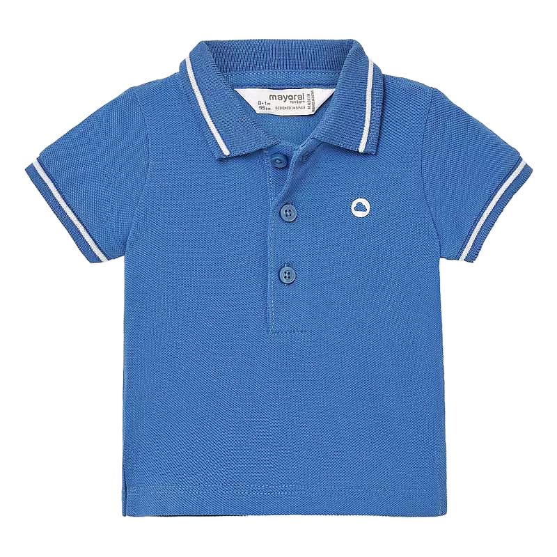 Tricou polo clasic cu maneca scurta - Albastru/Alb - Mayoral , [],bestfam.ro