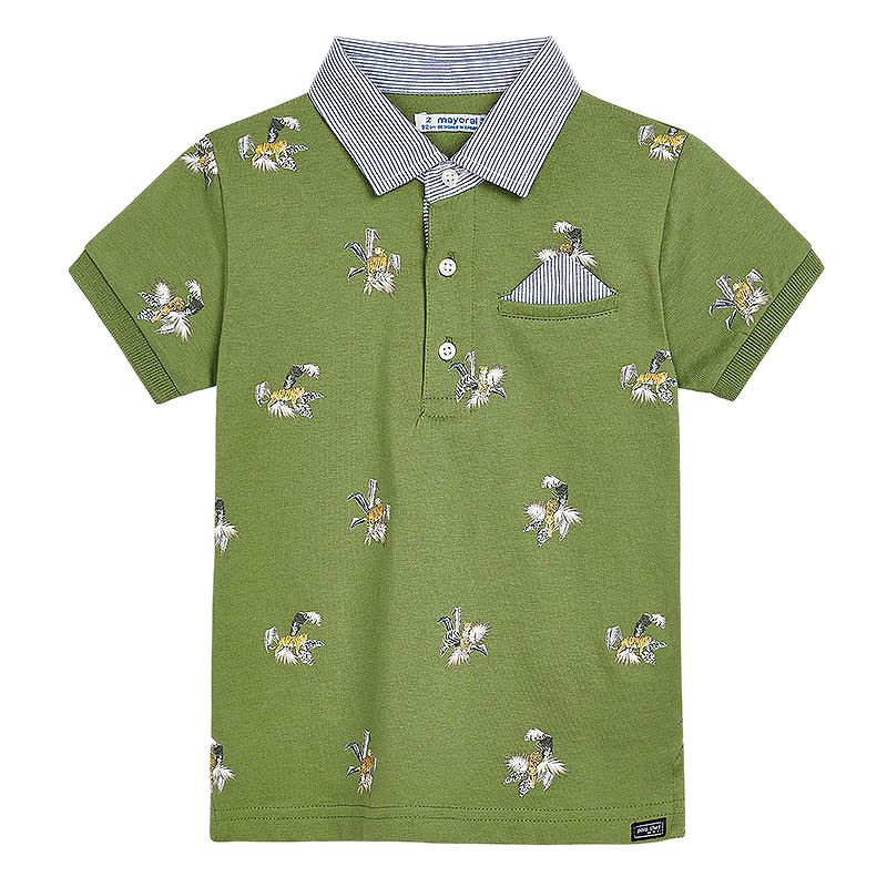 Tricou polo clasic cu maneca scurta - Verde - Mayoral, [],bestfam.ro