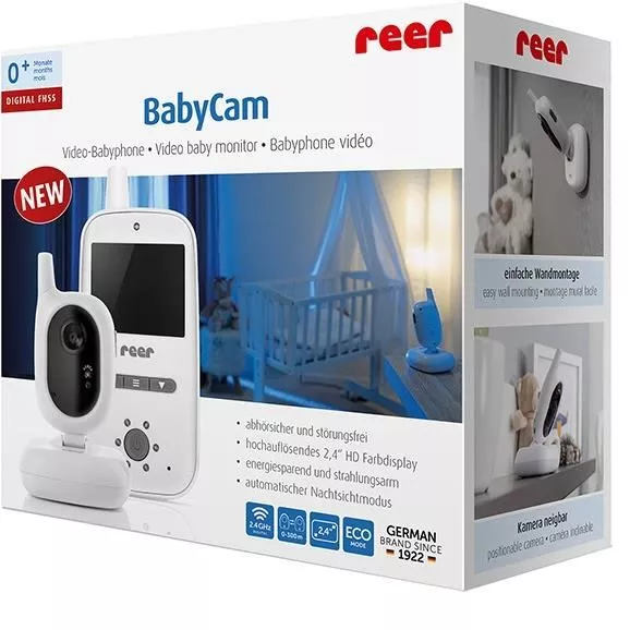 Video monitor digital pentru bebelusi Reer BabyCam 80420, [],bestfam.ro