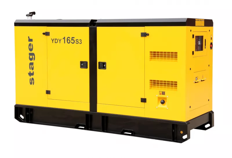 Stager YDY165S3 Generator insonorizat 165kVA, 217A, 1500rpm, trifazat, diesel, [],kalki.ro