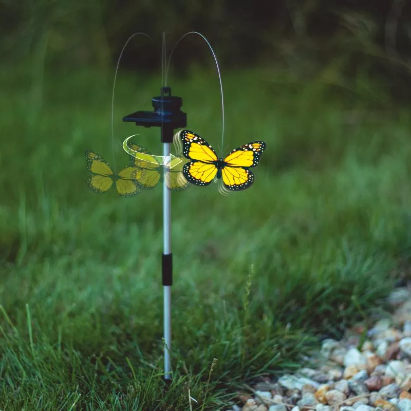 Fluture solar cu mișcare de zbor - 4 culori, [],kalki.ro