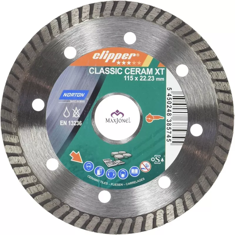 Disc diamantat Norton Clipper Classic Ceramic XT Ø 115X22.23 mm, [],maxjonel.ro