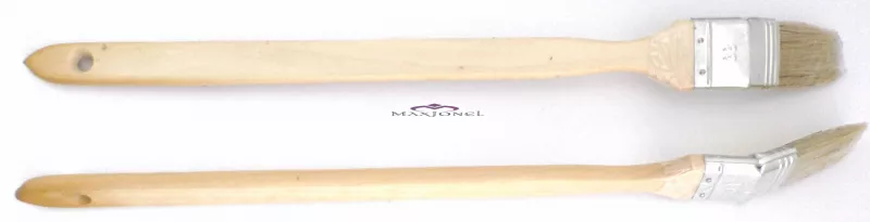 Pensula calorifer maner lemn - fir natural 36 mm, [],maxjonel.ro