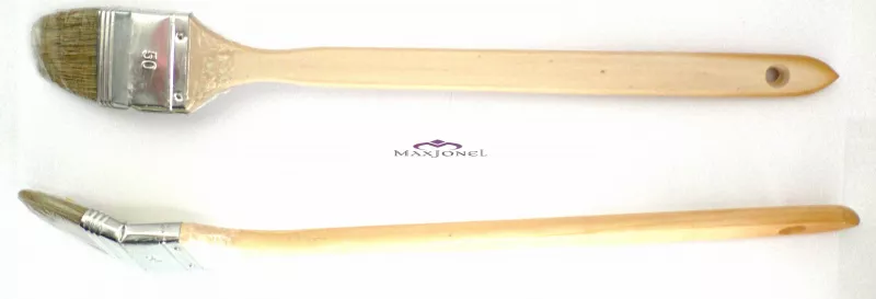 Pensula calorifer maner lemn - fir natural 50 mm, [],maxjonel.ro