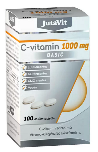  JutaVit Vitamin C 1000 mg -100 Tablete, [],advancednutrition.ro