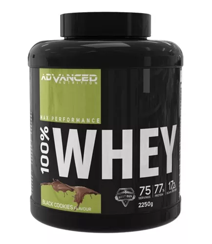 100% Whey Max Performance 2.25kg Vanilie, [],advancednutrition.ro