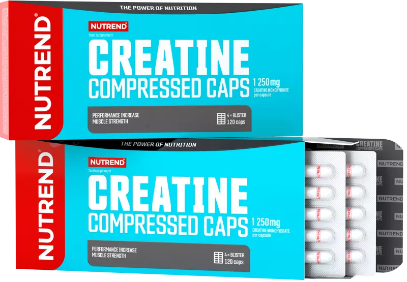 NUTREND CREATINE COMPRESSED CAPS 120 capsule
, [],advancednutrition.ro