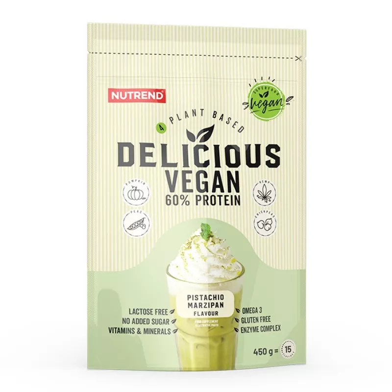 Delicious Vegan Protein 450g Pistachio + marzipan, [],https:0769429911.websales.ro