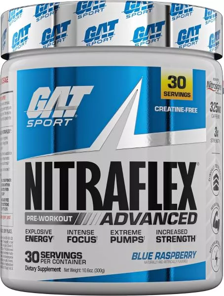 GAT Nitraflex Advanced Blood Orange 306g, [],advancednutrition.ro