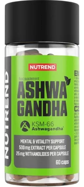 Nutrend Ashwagandha 60 Capsule - KSM-66, [],advancednutrition.ro