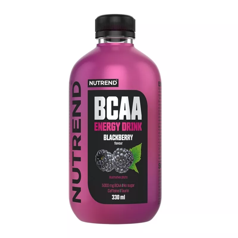 Nutrend BCAA Energy Drink 330ml Blackberry, [],advancednutrition.ro
