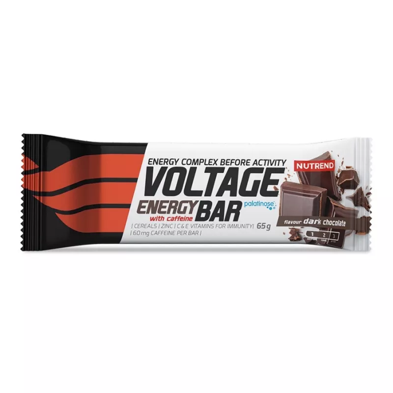 Nutrend Voltage Energy Bar 65G Dark Chocolate (contine cofeina), [],https:0769429911.websales.ro