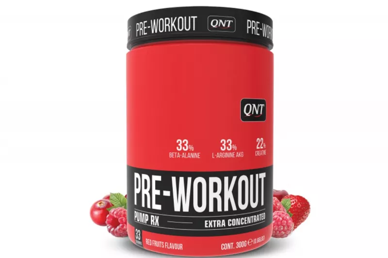 QNT Pre Workout Pump RX 300G Red fruits 
, [],advancednutrition.ro