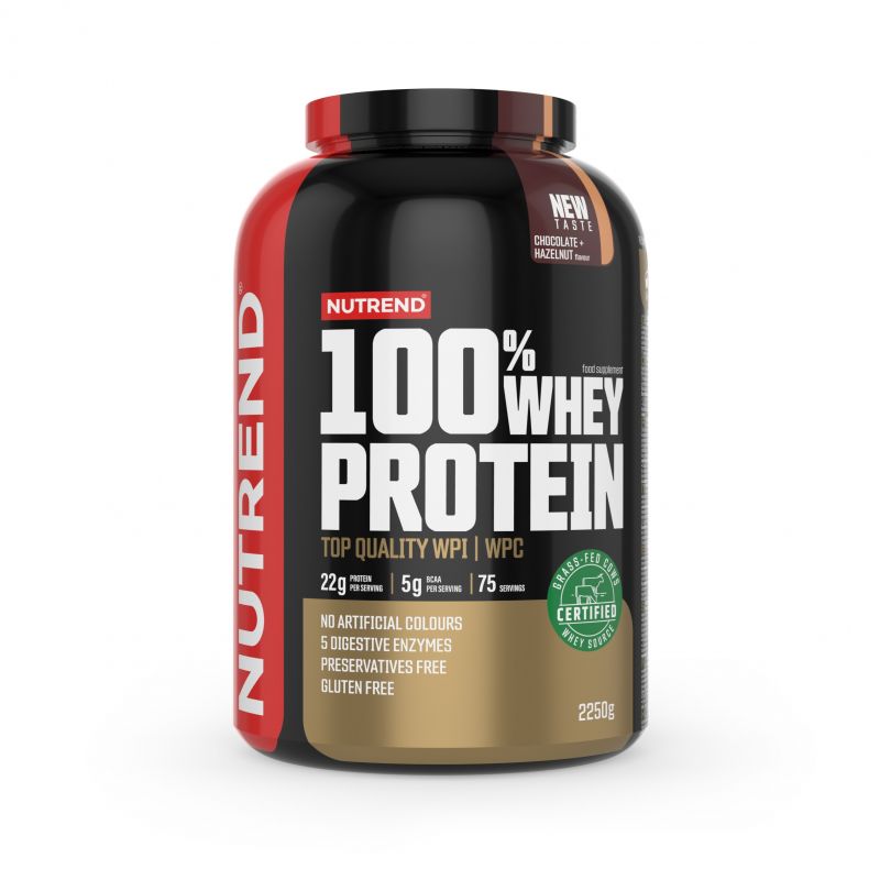 Nutrend 100% Whey Protein 2250g Chocolate Hazelnut, [],advancednutrition.ro