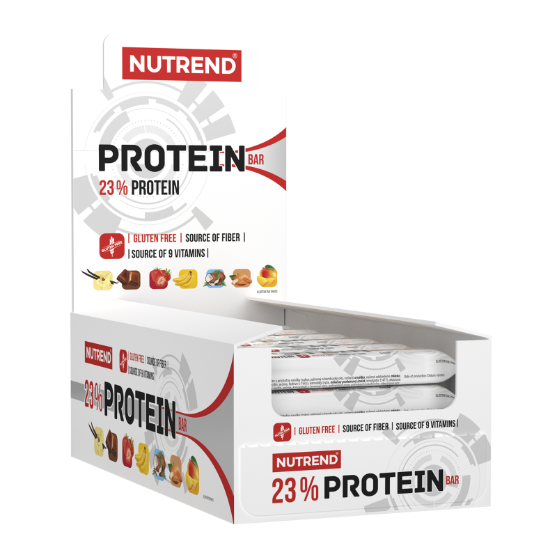 24 Batoane Nutrend Protein Bar 55g Capsuni, [],advancednutrition.ro