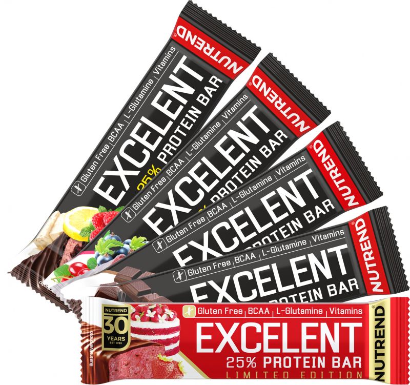 5 Batoane Nutrend Excelent Protein Bar 85g Lamaie si Zmeura, [],advancednutrition.ro