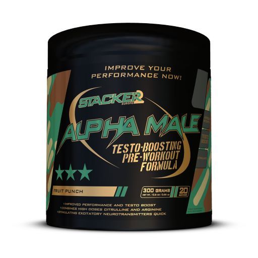 Stacker2 Alpha Male 300g Fruit Punch, [],advancednutrition.ro