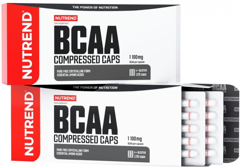 BCAA Compressed 120 Capsule Nutrend, [],advancednutrition.ro