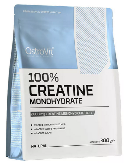 Creatine Monohydrate 300g OstroVit Green Apple, [],advancednutrition.ro