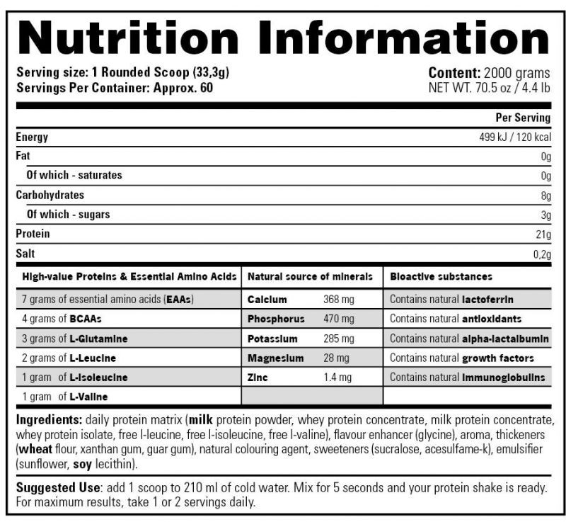 Daily Protein 2kg Vanilie - Stacker2, [],advancednutrition.ro