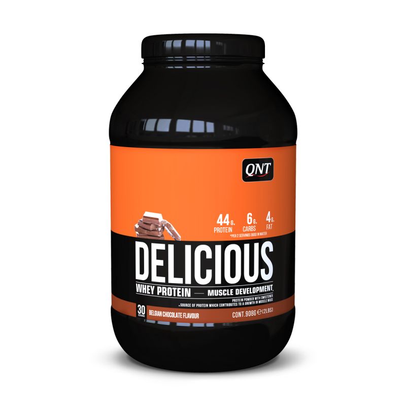 Delicious Whey Protein 908g Ciocolata Belgiana QNT, [],advancednutrition.ro