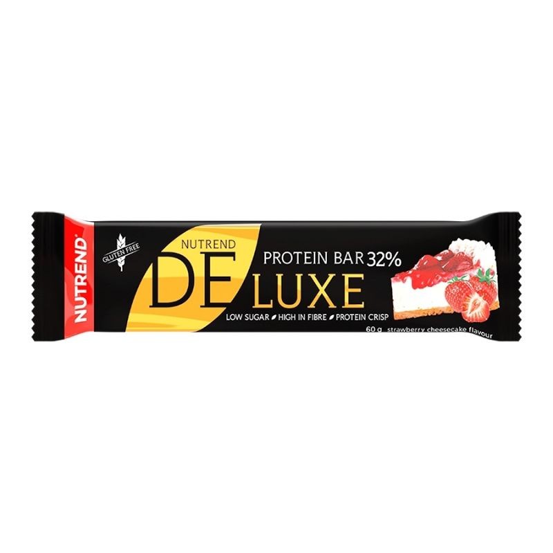 DELUXE BAR 60 gr Strawberry cheesecake, [],advancednutrition.ro