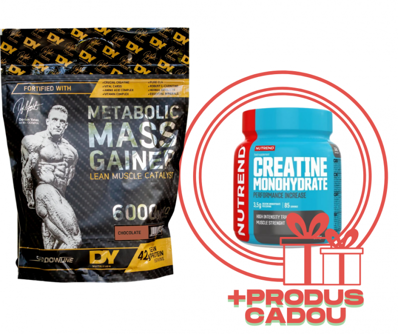 DY NUTRITION Metabolic Mass Gainer 6kg Ciocolata, [],advancednutrition.ro