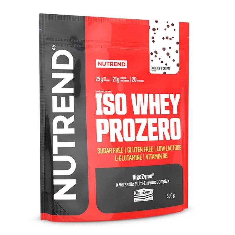 IsoWhey Prozero 500g Nutrend Cookies &cream, [],advancednutrition.ro