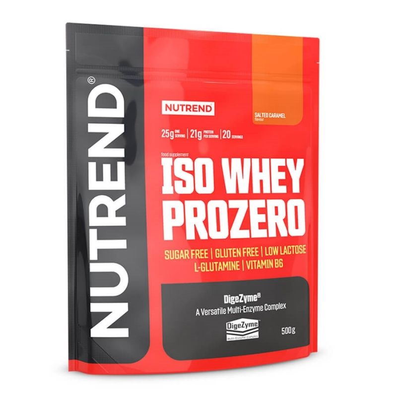IsoWhey Prozero 500g Nutrend Salted caramel, [],advancednutrition.ro