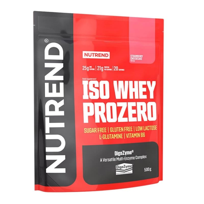 IsoWhey Prozero 500g Nutrend Strawberry cheesecake, [],advancednutrition.ro