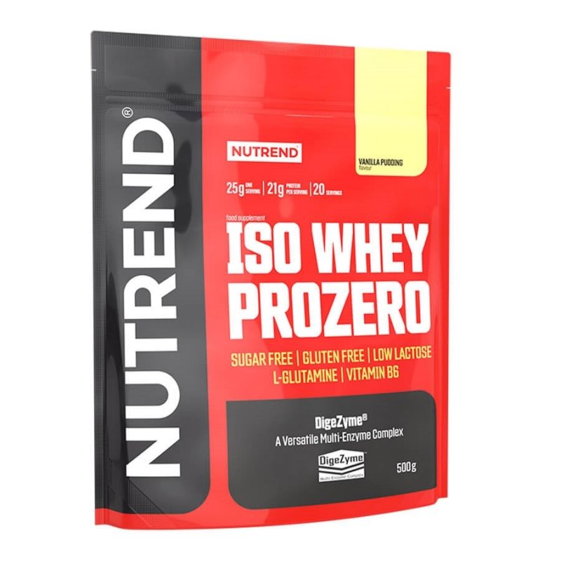 IsoWhey Prozero 500g Nutrend Vanilla Pudding, [],advancednutrition.ro
