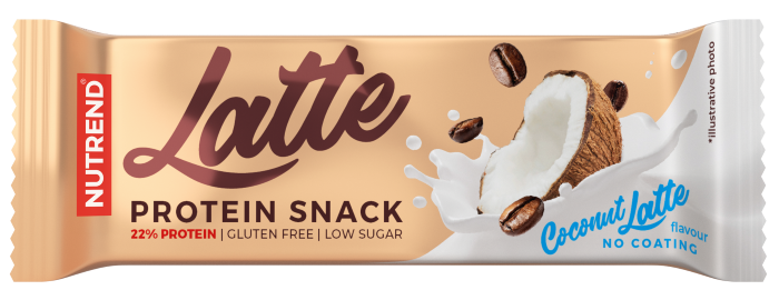 Latte Protein Snack 40g Nutrend Coconut Latte, [],advancednutrition.ro
