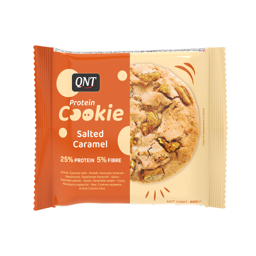 QNT Light Digest Protein Cookie 60g Caramel Sarat , [],advancednutrition.ro