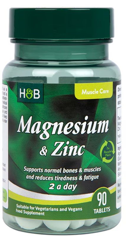 Magnesium with Zinc 90 Tablete Holland & Barrett , [],advancednutrition.ro
