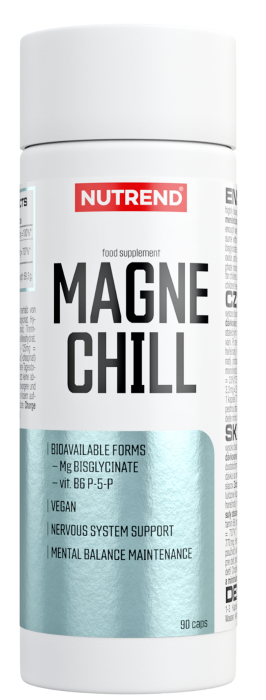 Magneziu Bisglicinat Magnechill 90 Capsule Nutrend, [],advancednutrition.ro