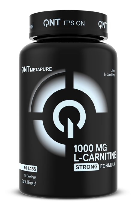 L-Carnitine 90 Tablete 1000mg L-Carnitina QNT, [],advancednutrition.ro