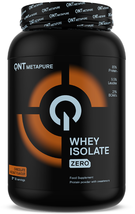 Metapure Isowhey Zero 908g QNT Ciocolata cu Alune, [],advancednutrition.ro