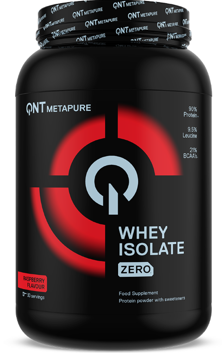 Metapure Isowhey Zero 908g QNT Zmeura, [],advancednutrition.ro
