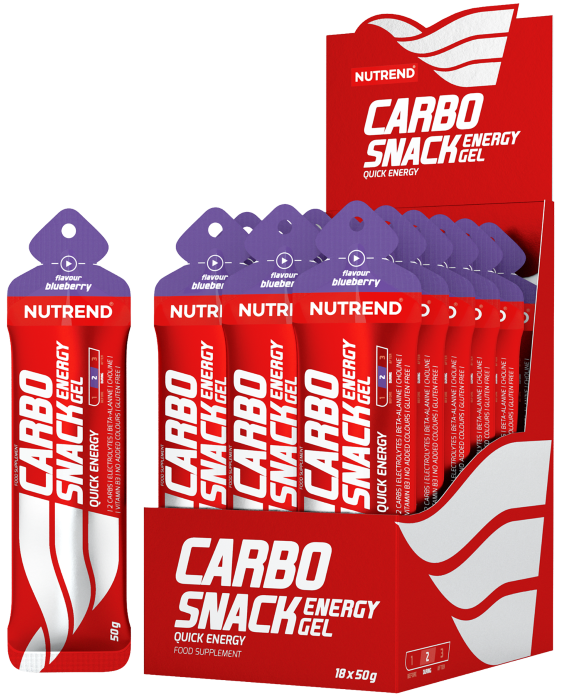 Nutrend Carbosnack Gel 50g Plic Blueberry, [],advancednutrition.ro