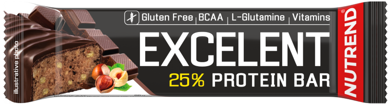 Nutrend Excelent Protein Bar 85g Ciocolata cu Alune, [],advancednutrition.ro