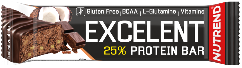 Nutrend Excelent Protein Bar 85g Ciocolata cu Cocos, [],advancednutrition.ro