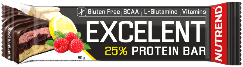 Nutrend Excelent Protein Bar 85g Lamaie Zmeura cu Merisoare, [],advancednutrition.ro