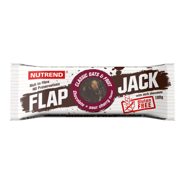 Nutrend FLAPJACK 100g Chocolate Sour cherry With Dark Chocolate, [],advancednutrition.ro